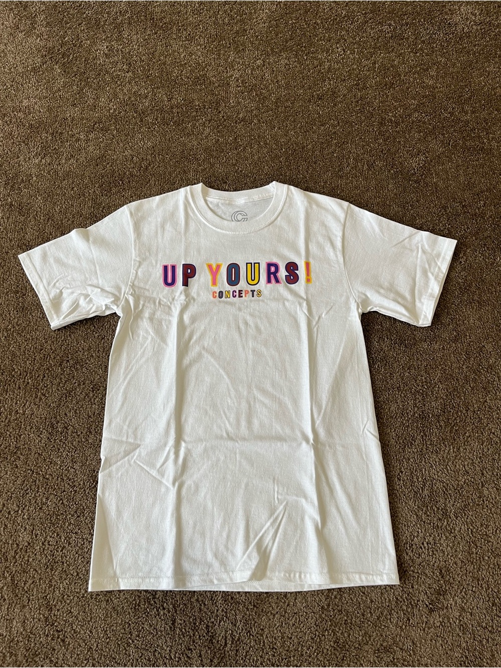 CNCPTS (Concepts ) Up Yours T-Shirt White Sz S